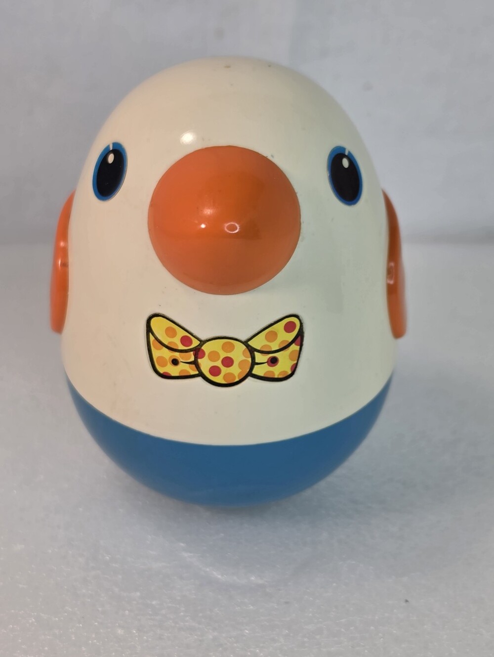 Vintage Playskool Roly Poly Weeble Wobble Penguin Bird Toddler Toy Plastic